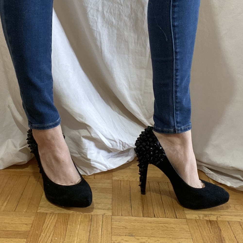 Sam Edelman Spiked Heels, US 7.5 - Picture 4 of 6
